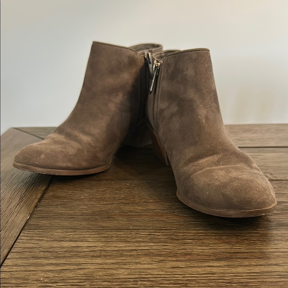 Circus by Sam Edelman Suede Grey Ankle Booties